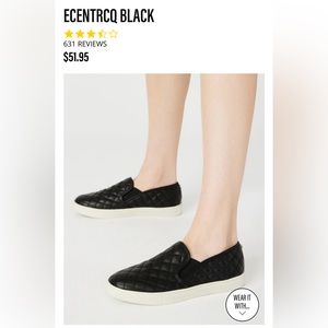 Steve Madden Ecentrcq Black Slip-on Shoe